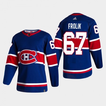 Camisola Montreal Canadiens Michael Frolik 67 2020-21 Reverse Retro Authentic - Homem
